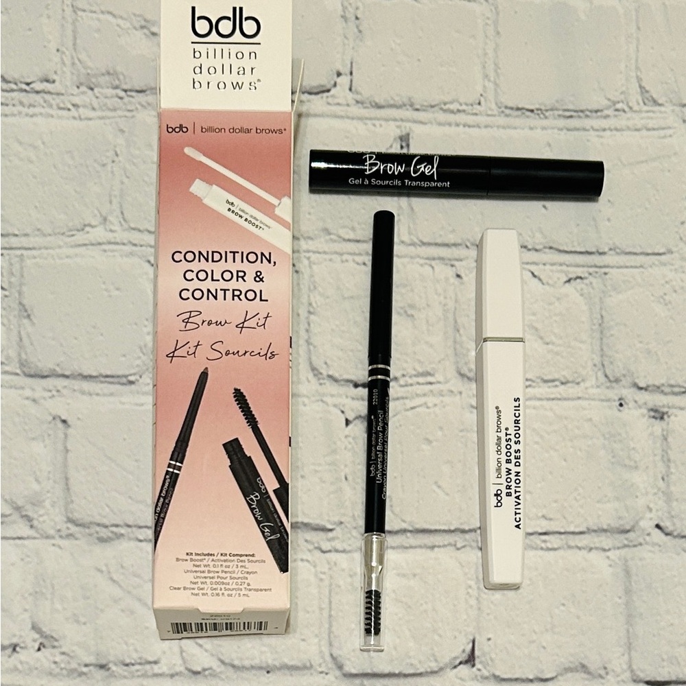 Billion Dollar Brows Kit - New Three Piece Eyebrow Set - Universal Color